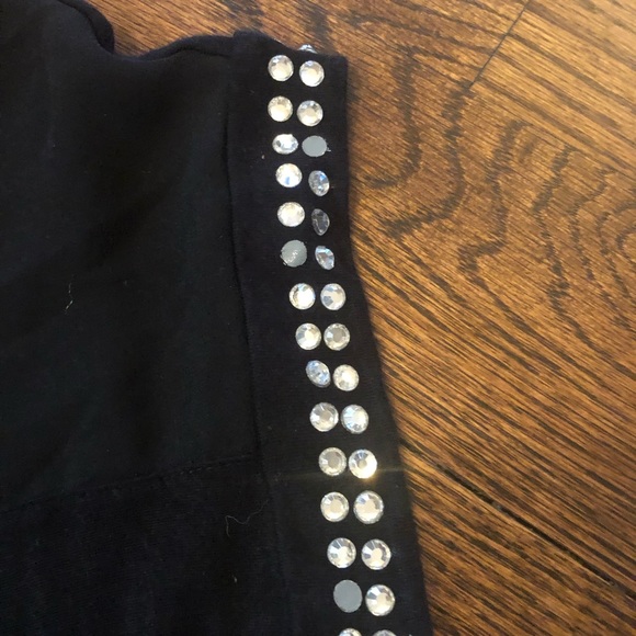 Cute Tee with Chiffon and Rhinestones 3 for 15 - Picture 2 of 3